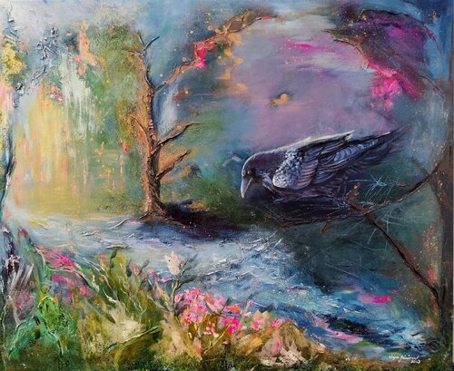 Mirror of the soul van Sirpa Järvinen, Schilderij te koop op Singulart