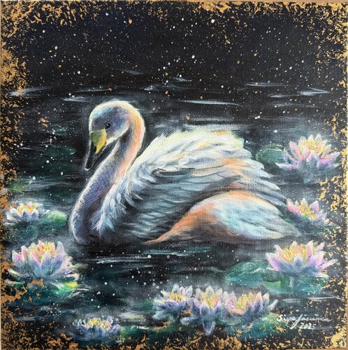 Ballad in the night by Sirpa Järvinen, Painting for Sale on Singulart