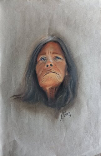 Portrait Frau M. von Georg Tilzer, Zeichnungen kaufen auf Singulart