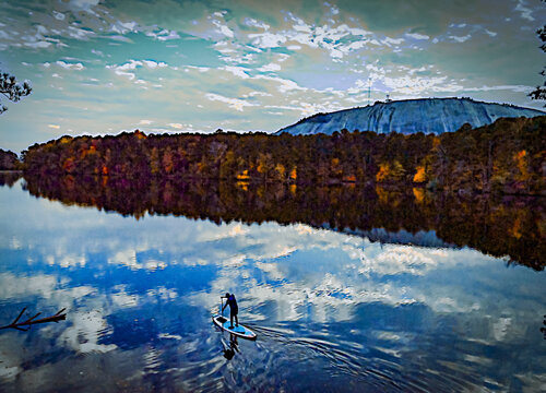 Peace & Serinity on the Lake by Karlton McIver, Photography for Sale on Singulart