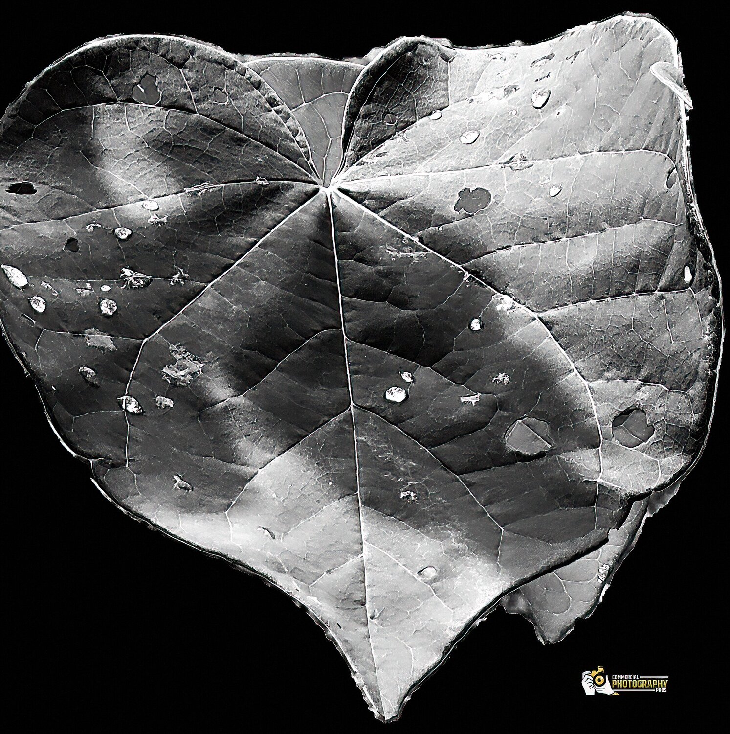 Botanical Abstraction in Silver Tones Karlton McIver