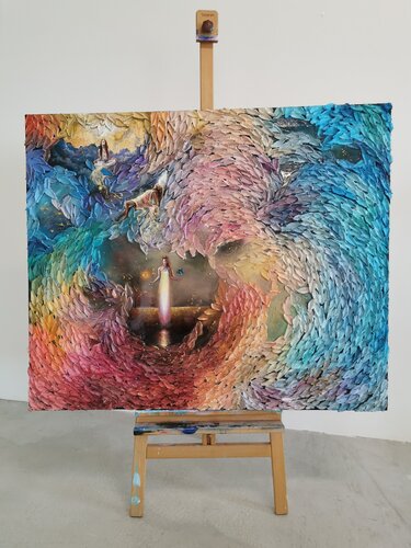 Spiritual Awakening di Stephanie Künzli Ycaza, Altri media in vendita su Singulart