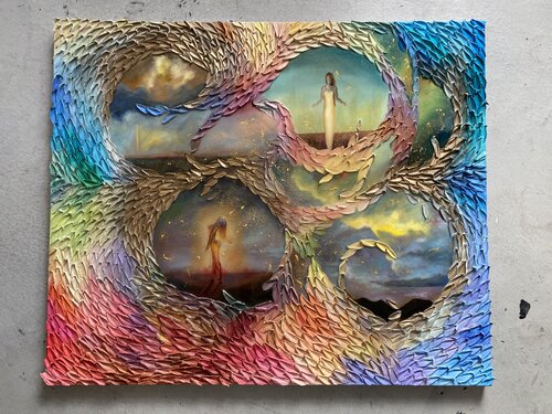 Spiritual Awakening 2 di Stephanie Künzli Ycaza, Altri media in vendita su Singulart