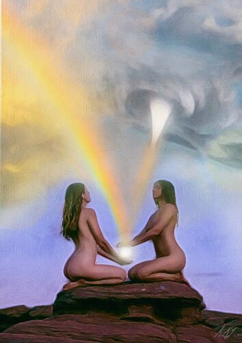 Between Light and Storm von Stephanie Künzli Ycaza, Malerei kaufen auf Singulart