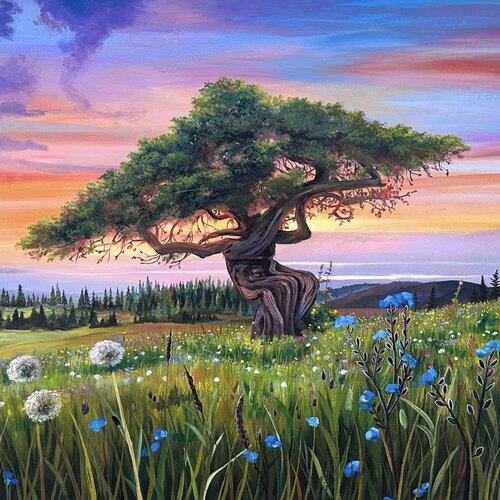 Rooted in Light van Stephanie Künzli Ycaza, Schilderij te koop op Singulart