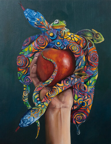 The Garden Within de Stephanie Künzli Ycaza, Pintura a la venta en Singulart