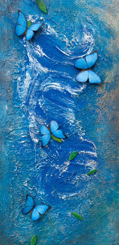 Where Water Breathes di Stephanie Künzli Ycaza, Pittura in vendita su Singulart