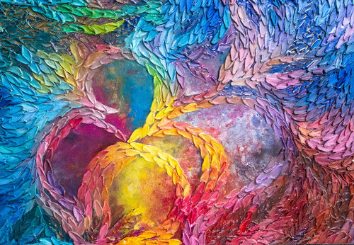 Pulse of Color by Stephanie Künzli Ycaza, Painting for Sale on Singulart