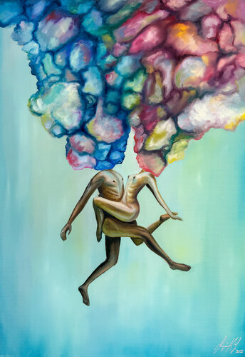 Where Bodies Dissolve par Stephanie Künzli Ycaza, Peinture en vente sur Singulart