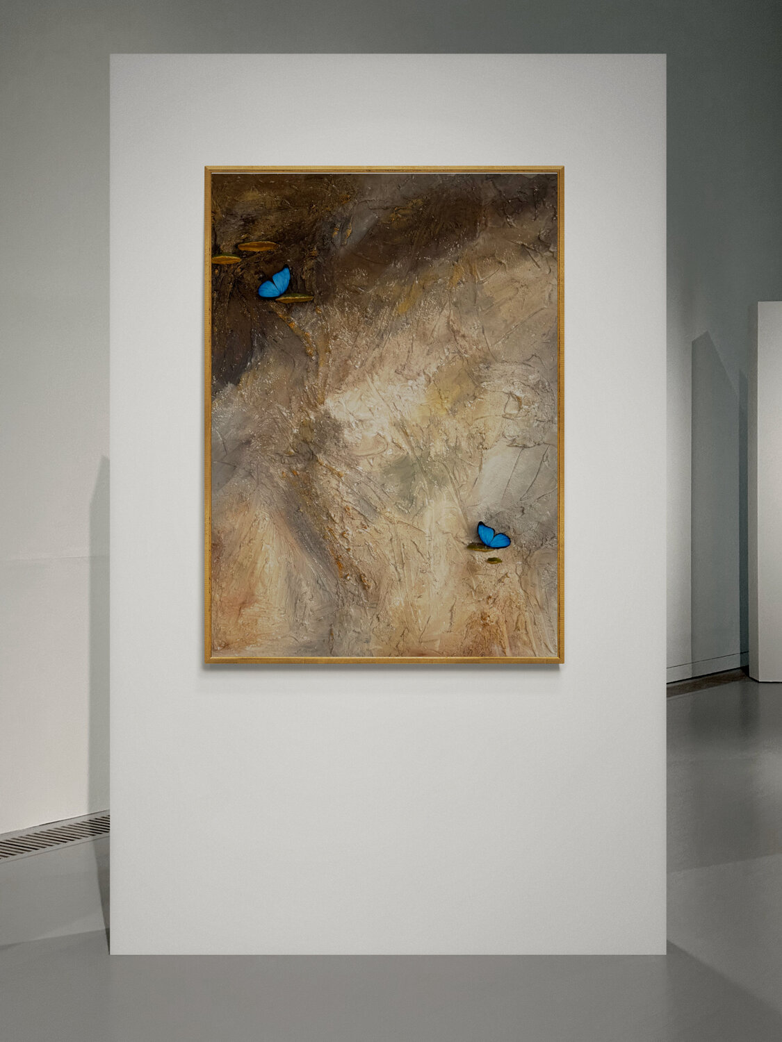 The Whispering Stone Wall Stephanie Künzli Ycaza Originalgemälde zu verkaufen