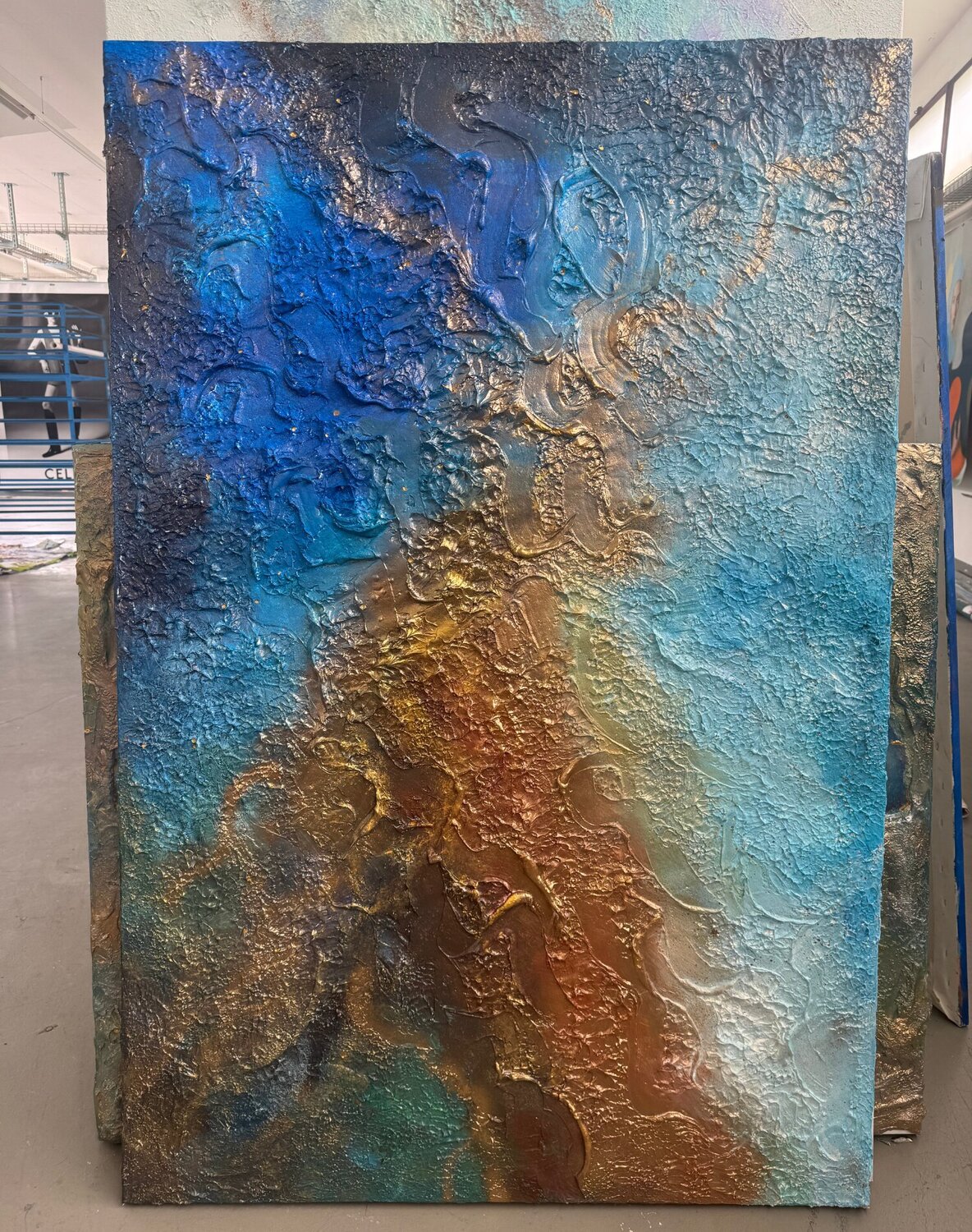 Stormy Sea Stephanie Künzli Ycaza Dipinto originale in vendita