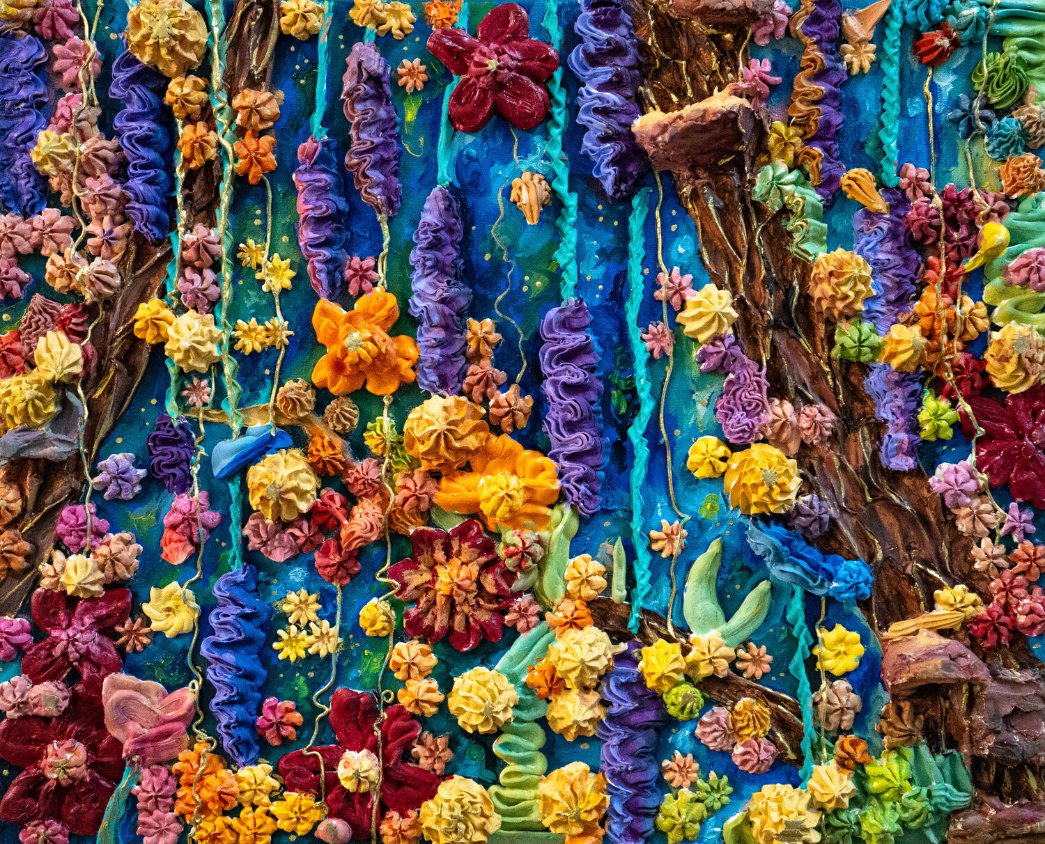 Sweet Jungle Dream Stephanie Künzli Ycaza Originalgemälde zu verkaufen