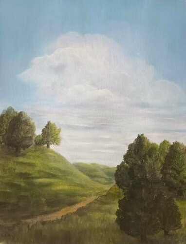 The Cloud di Charlotte Eder, Pittura in vendita su Singulart