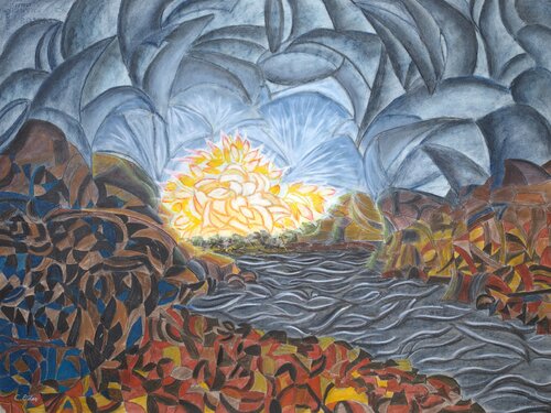 Heart of Lapland - Hydro Electric di Charlotte Eder, Pittura in vendita su Singulart