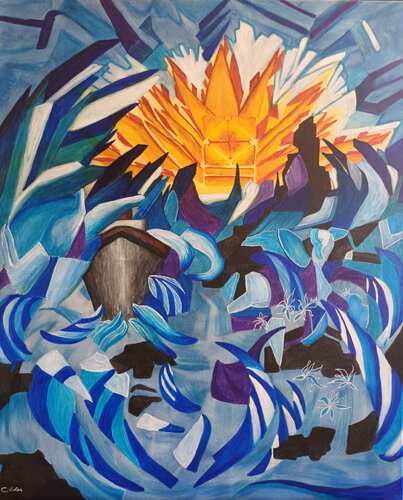 Cruising in the Gulf of Mexico von Charlotte Eder, Malerei kaufen auf Singulart