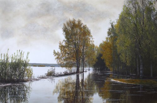 High WaterII (Landscape) Art Quality Poster von Charlotte Eder, Druck kaufen auf Singulart