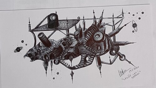 La città con i gradini di Fiorenzo Belfiore, Opera su carta in vendita su Singulart