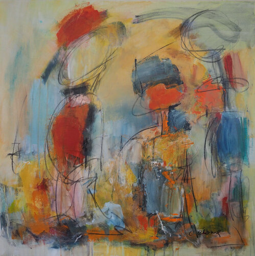 Espoir majestueux van Véronique Besançon, Schilderij te koop op Singulart