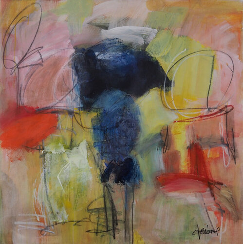 Je m'agite en silence van Véronique Besançon, Schilderij te koop op Singulart