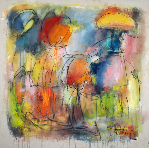 Je médite le vide von Véronique Besançon, Malerei kaufen auf Singulart