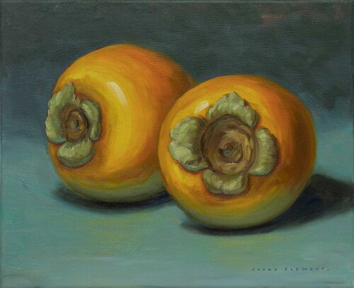 Two Persimmons von Jukka Klemetti, Malerei kaufen auf Singulart
