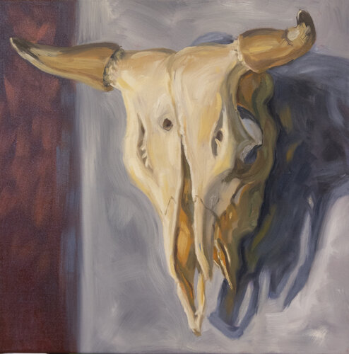 A Posthumous Cow von Jukka Klemetti, Malerei kaufen auf Singulart