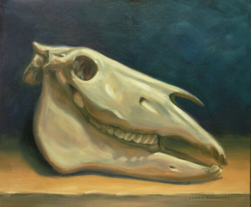 Horse Skull van Jukka Klemetti, Schilderij te koop op Singulart