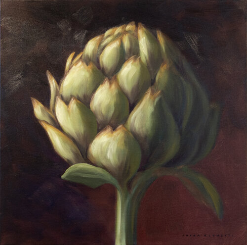 An Artichoke di Jukka Klemetti, Pittura in vendita su Singulart