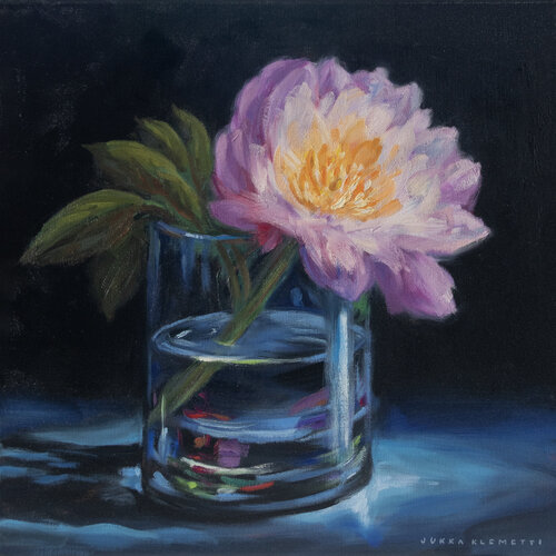 The Glass Vase is Blooming II von Jukka Klemetti, Malerei kaufen auf Singulart