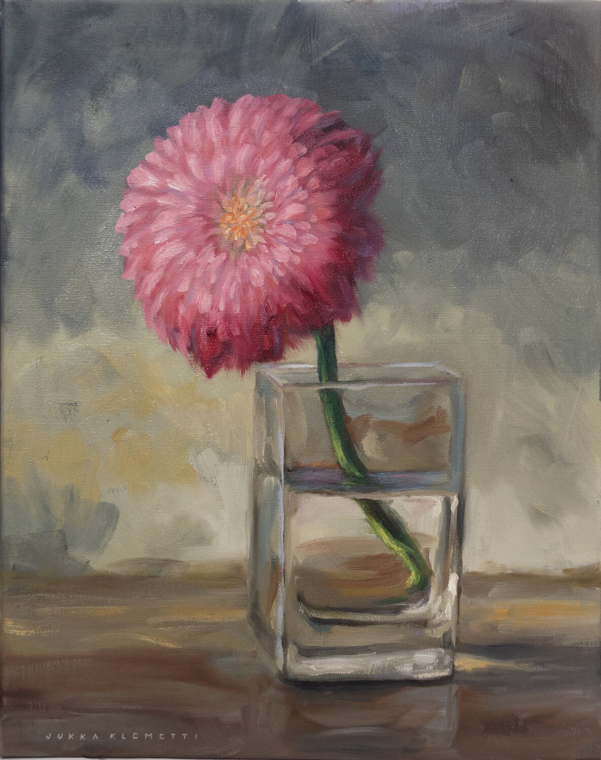 The Glass Vase Is Blooming IV Jukka Klemetti Originalgemälde zu verkaufen
