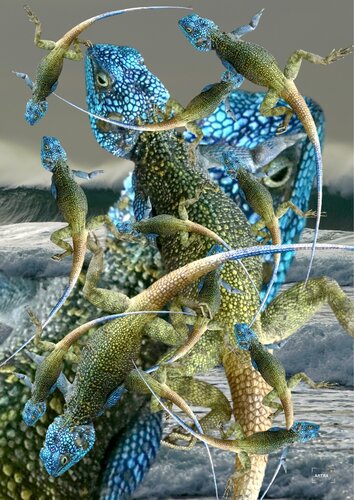 Nr. 115 "Metamorphose der Instinkte" de Gabriele Steinlechner, Digital a la venta en Singulart