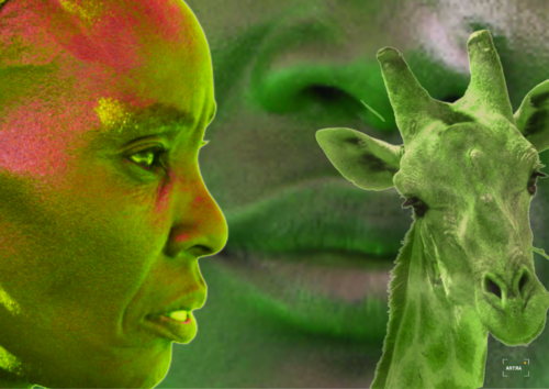 Nr. 218 "Begegnung im Grünen" de Gabriele Steinlechner, Digital a la venta en Singulart
