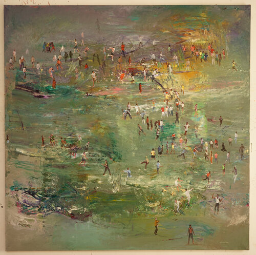PEUPLEMENT 2 di denis orhant, Pittura in vendita su Singulart