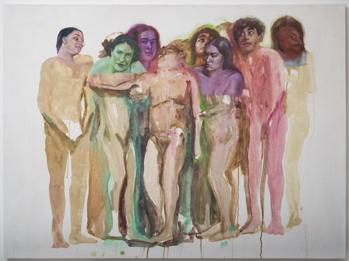 LE GROUPE di denis orhant, Pittura in vendita su Singulart