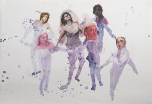 LA DANSE van denis orhant, Werk op papier te koop op Singulart