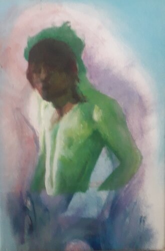 Jeune homme van denis orhant, Schilderij te koop op Singulart