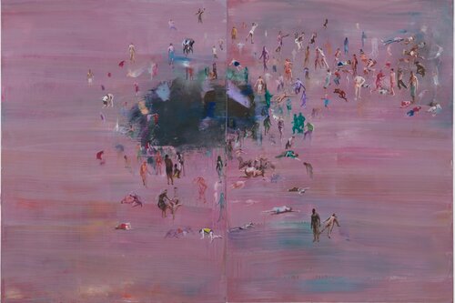 PARAGES (dyptique) par denis orhant, Peinture en vente sur Singulart