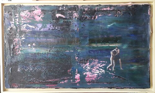 LA FUITE    1 par denis orhant, Peinture en vente sur Singulart