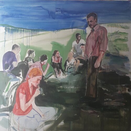 LE REGARD  2 par denis orhant, Peinture en vente sur Singulart