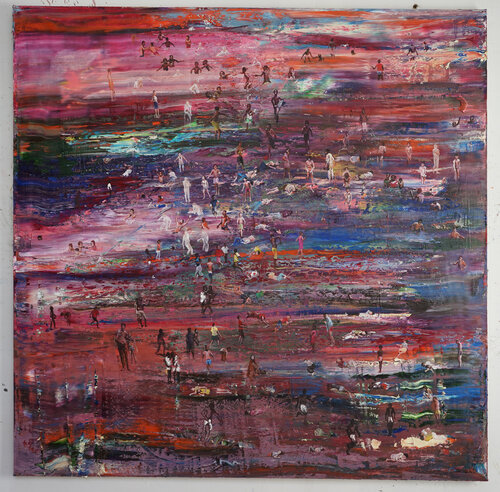 PEUPLEMENT 3 par denis orhant, Peinture en vente sur Singulart