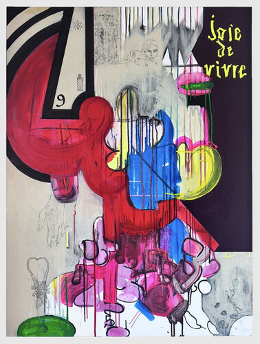 Joie de Vivre ! • The time is Now  ! de Alice au Merveilles, Pintura a la venta en Singulart