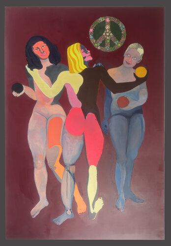 Die 3 Grazien de Alice au Merveilles, Pintura a la venta en Singulart