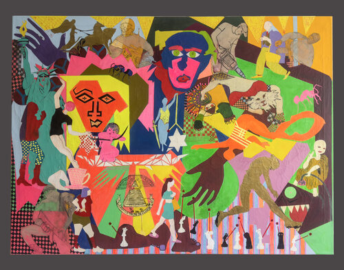 » Eva und Adam « de Alice au Merveilles, Pintura a la venta en Singulart