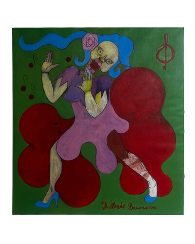 « Theatre in the Key of G » de Alice au Merveilles, Pintura a la venta en Singulart