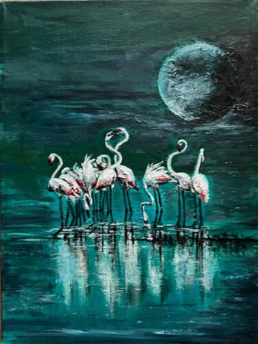 Moon dance von Marina Gavrilova, Malerei kaufen auf Singulart