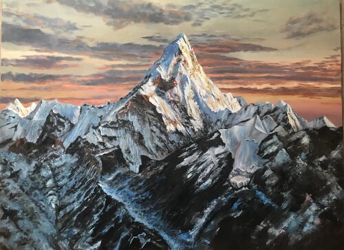 Mountains di Marina Gavrilova, Pittura in vendita su Singulart