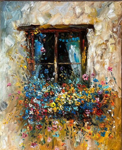 Flower assortment van Marina Gavrilova, Schilderij te koop op Singulart