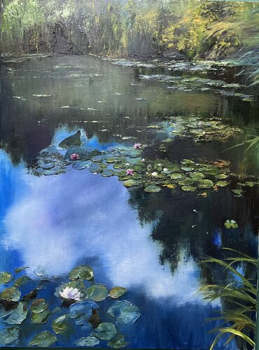 Pond van Marina Gavrilova, Schilderij te koop op Singulart