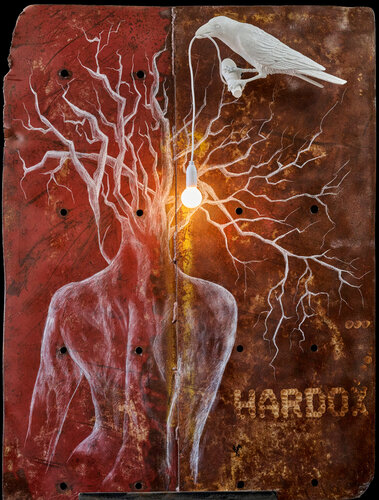 HARDOX  🐦‍⬛ von ARTEINDUSTRIALE, Malerei kaufen auf Singulart
