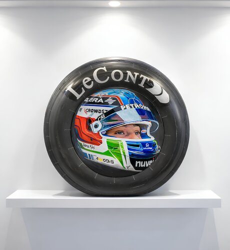 KIMI - Tyre Formula1 🏁🔥🔥 di ARTEINDUSTRIALE, Pittura in vendita su Singulart